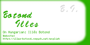 botond illes business card